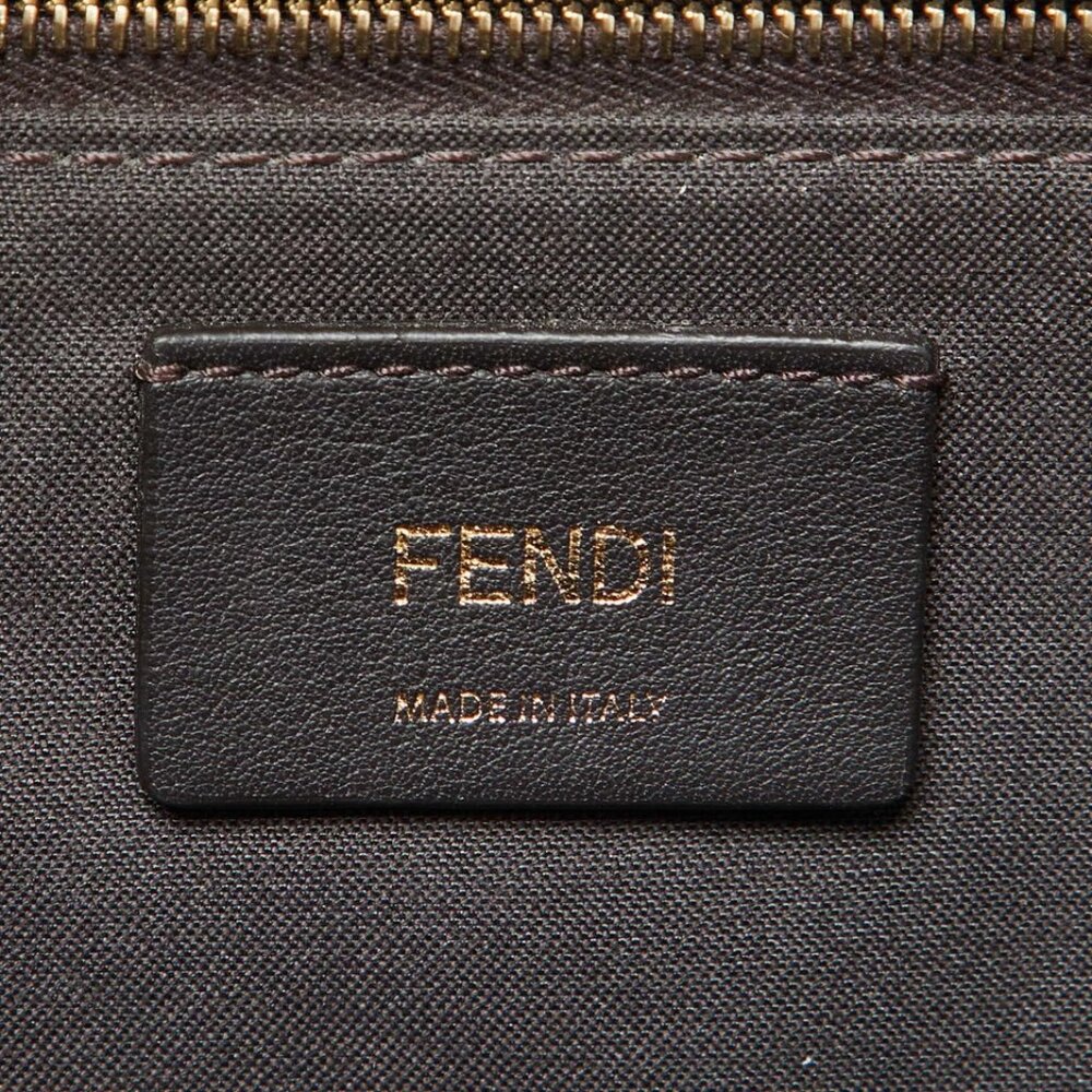 Fendi x Fila Brown Zucca Coated Canvas Mania Belt Bag 568-050225 - Picture 8 of 9